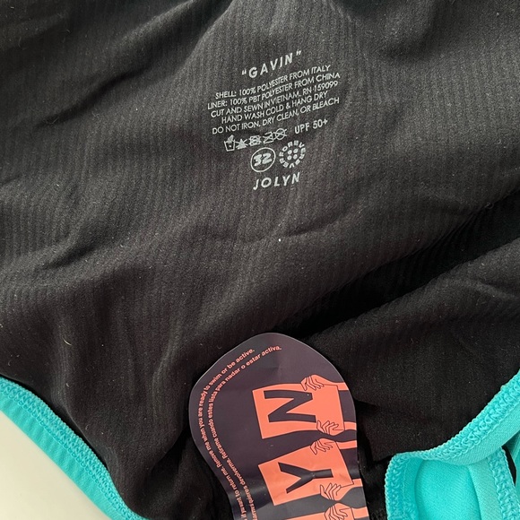 New JOLYN Gavin Contrast One Piece In Hawaii Blue - Picture 9 of 11